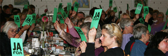 Afstemning til generalforsamling 20. april 2010
